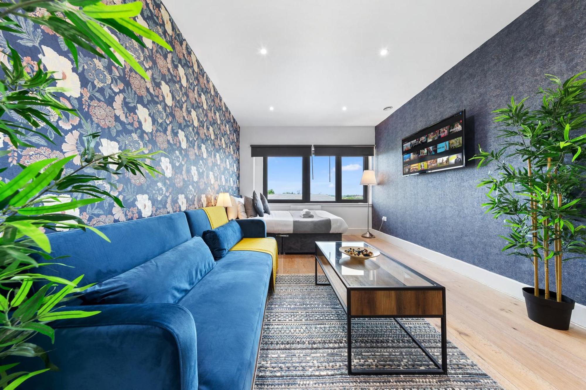 Modern One Bedroom Flat - Sleeps 5 -Near Heathrow - London Ub3 Extérieur photo