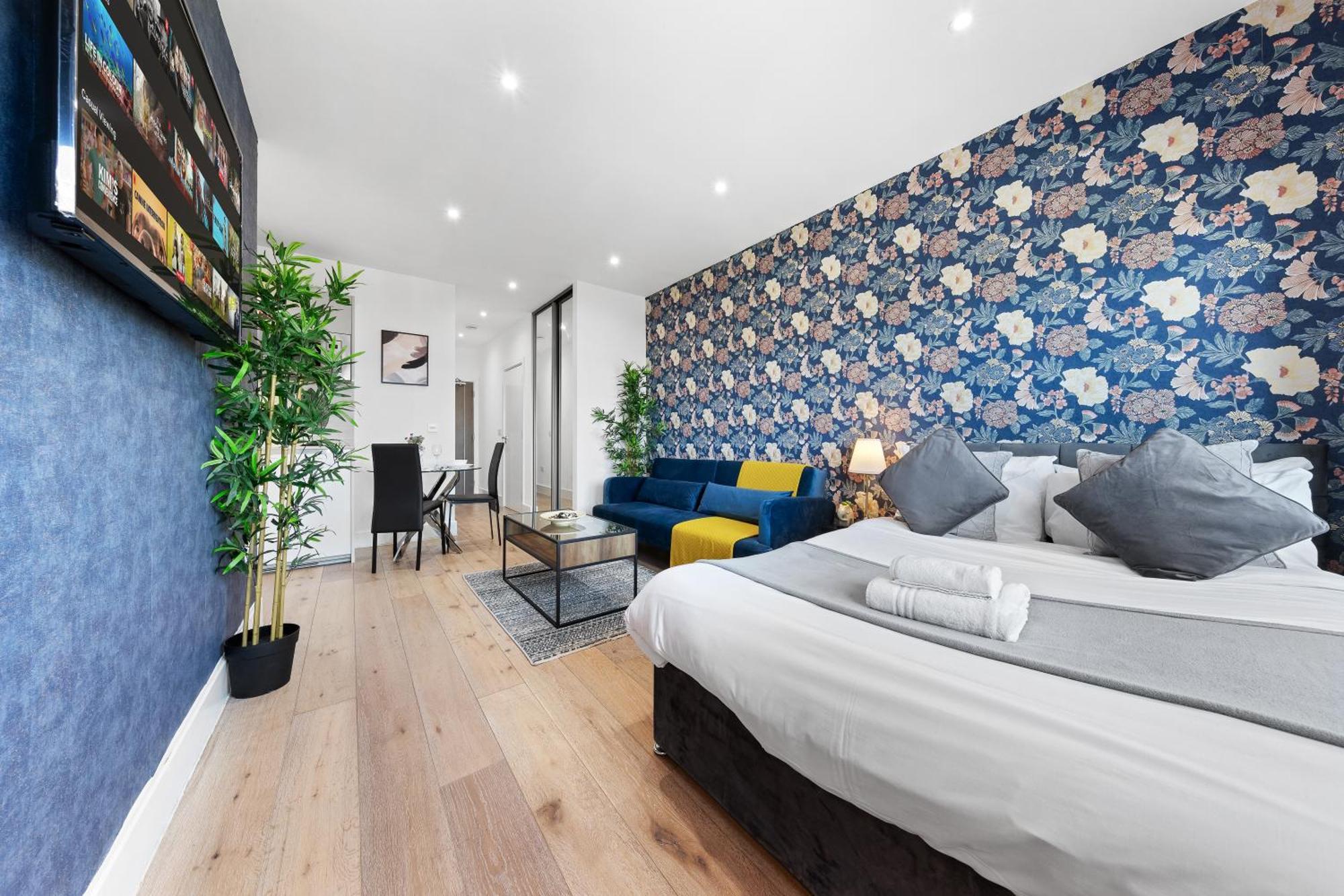 Modern One Bedroom Flat - Sleeps 5 -Near Heathrow - London Ub3 Extérieur photo