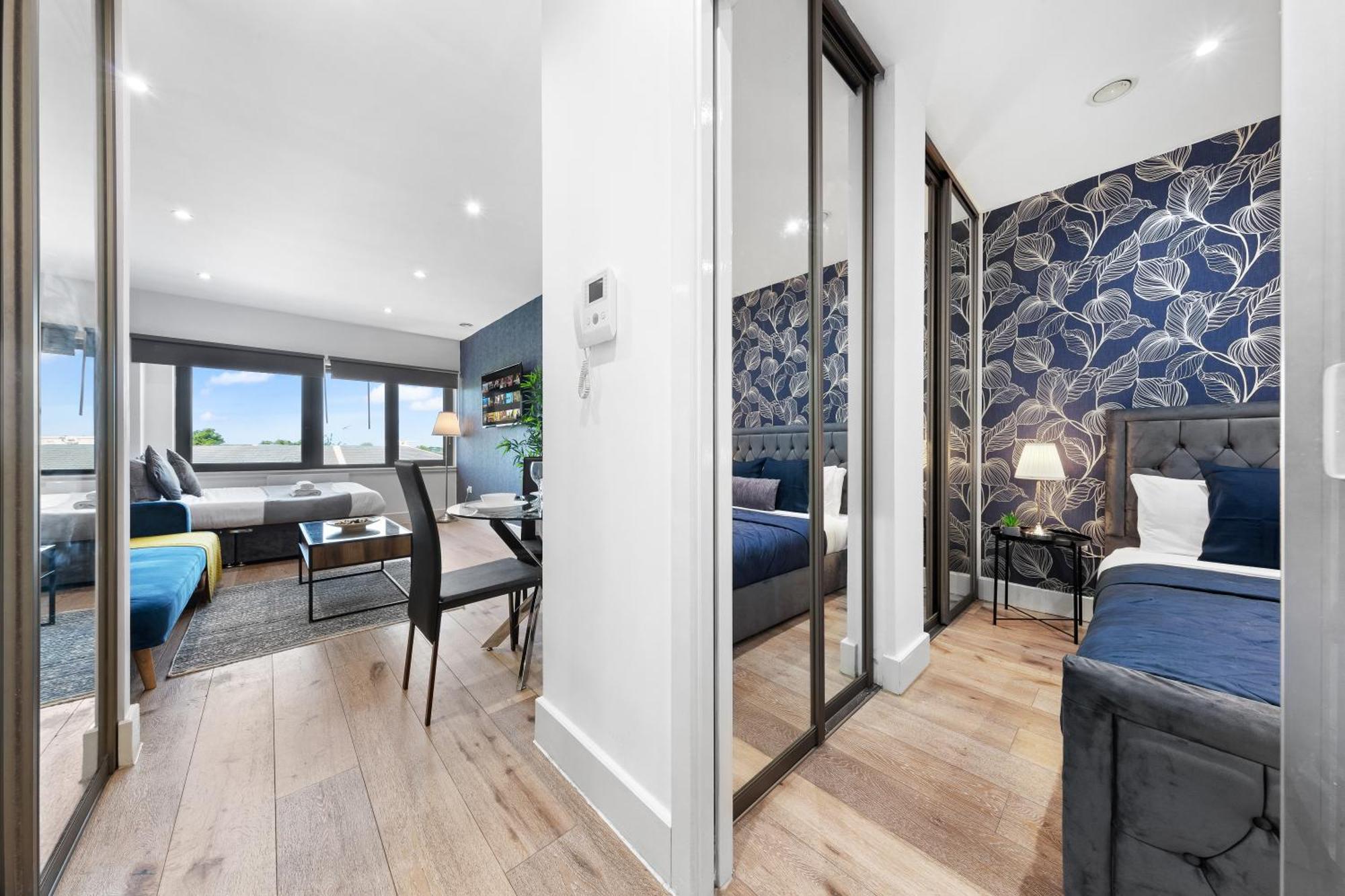 Modern One Bedroom Flat - Sleeps 5 -Near Heathrow - London Ub3 Extérieur photo